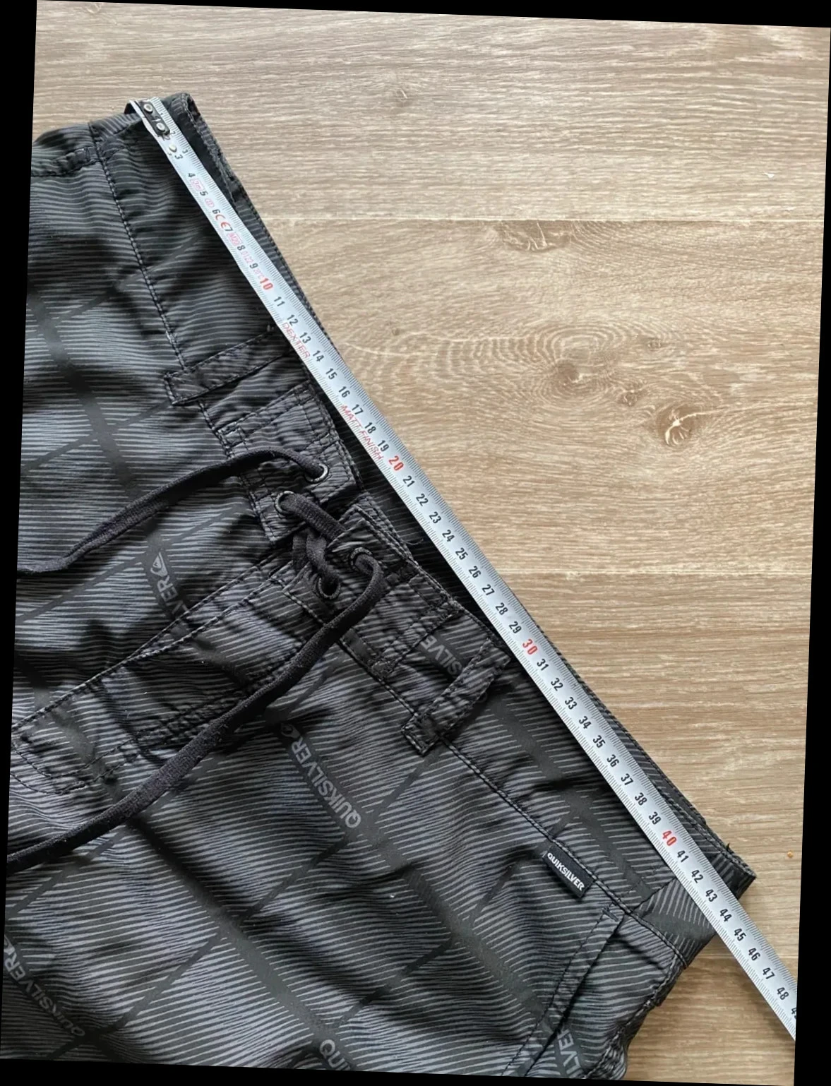 Bermuda de banho Quiksilver surf praia preto cinza tamanho XL – photo 6